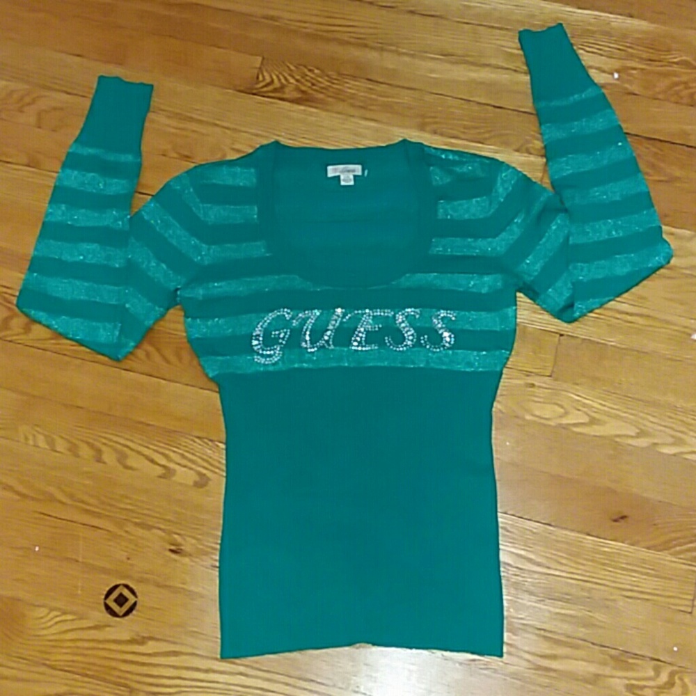 Guess Brand Teal Sweater